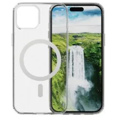 dbramante1928 Iceland Ultra - Hintere Abdeckung fr Mobiltelefon - MagSafe-Kompatibilitt - recycelter Kunststoff, D3O - klar - fr Apple iPhone