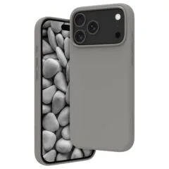 dbramante1928 Roskilde ICON - Hintere Abdeckung fr Mobiltelefon - MagSafe-Kompatibilitt - Kunststoff - Flussstein - fr Apple iPhone 17 Pro