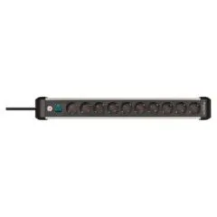 Brennenstuhl Steckdosenleiste Premium-ALU-Line 10fach 3m