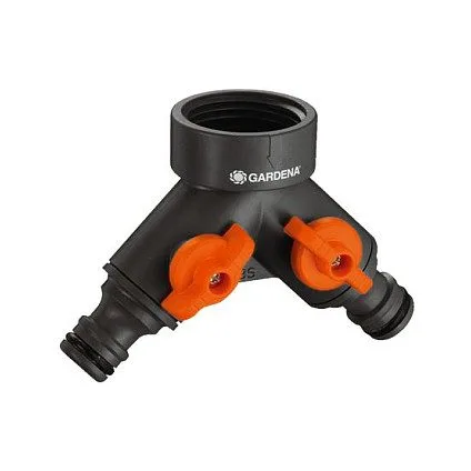 Gardena 2-Wege-Ventil. für Wasserhähne (G3/4")-Gewinde — image 1