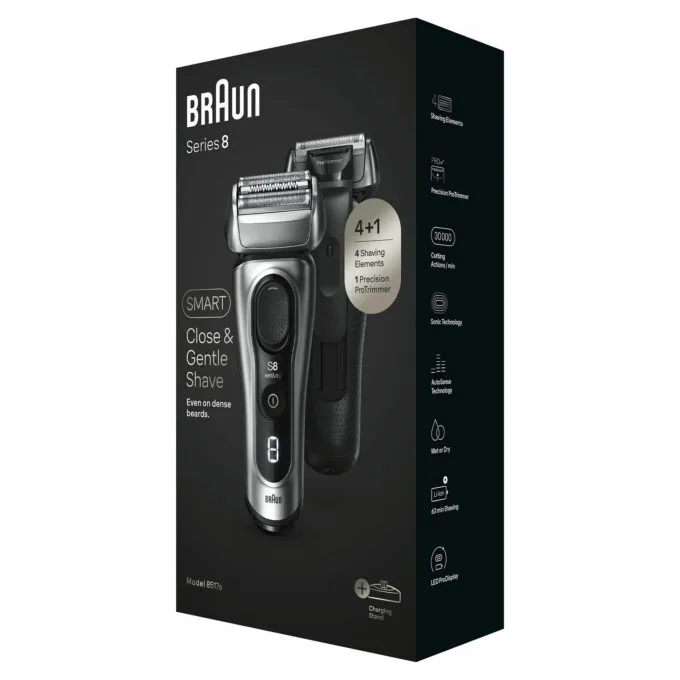 Braun Series 8 8517s wet&dry Galvano Silver — image 5