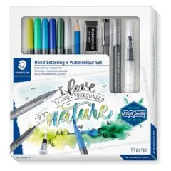 STAEDTLER "Design Journey" Handlettering x Aquarell Set