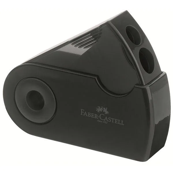 FABER-CASTELL Dosenspitzer doppelt schwarz — image 1