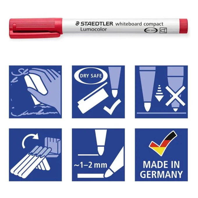 STAEDTLER Whiteboardmarker Lumocolor 4St Box — image 5