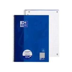 OXFORD Collegeblock Schule kariert DIN A4 Innenrand - 80 Blatt