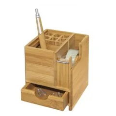 WEDO Schreibtisch-Organizer 10,3 x 10,3 x 11,7 cm braun