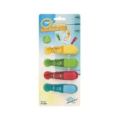 WEDO Magnete 8,4 x 4,0 x 2,1 1x gelb, grün, rot, blau