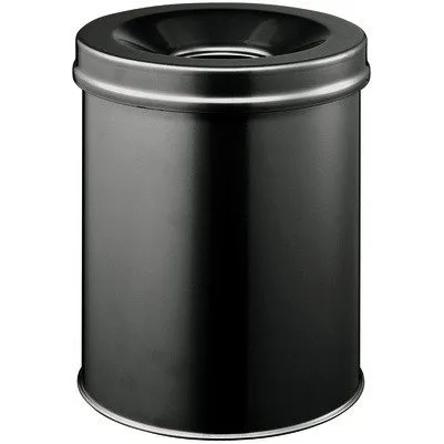 Papierkorb Safe rund 15 Liter schwarz — image 1
