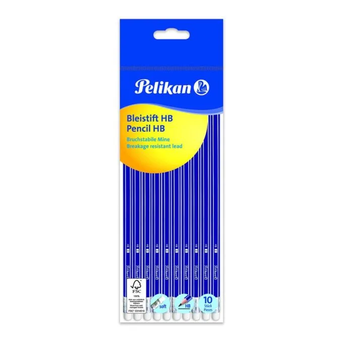 Pelikan Bleistift HB sechsant FSC 10er Polybag — image 1