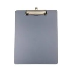 WEDO Klemmbrett A4 anthrazit Metall Alu eloxiert