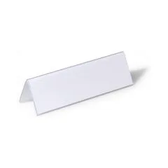Tischnamensschilder transparent 21 cm x 6.1 cm
