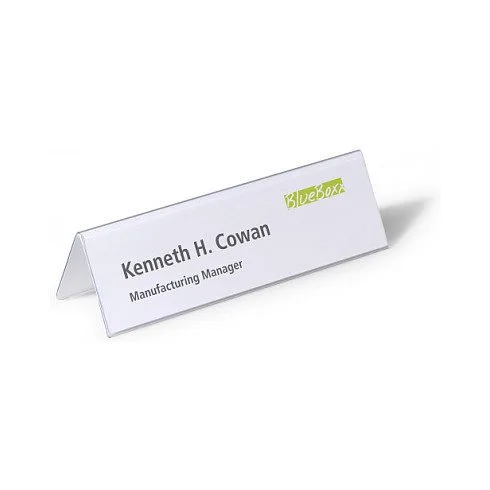 Tischnamensschilder transparent 21 cm x 6.1 cm — image 3
