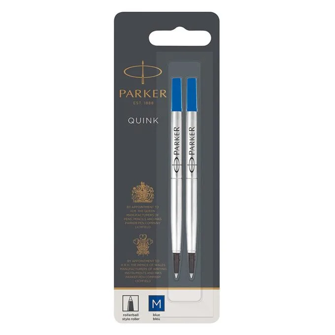 PARKER Rollerballmine 2er M Blau Blister — image 1