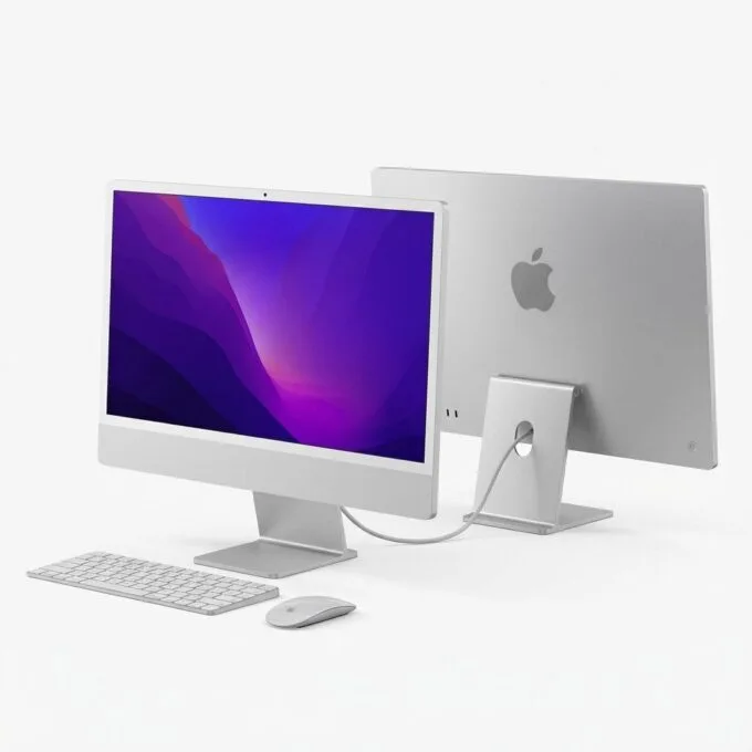 Apple iMac 24" M4 10-Core CPU (TID.Num.) CTO Silver — image 1
