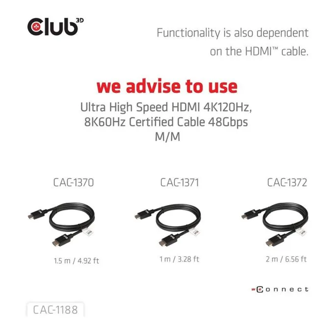 CLUB3D CAC-1188 video cable adapter — image 6
