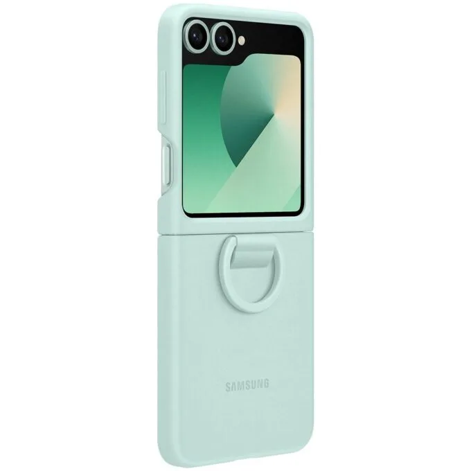 Samsung Silicone Case with Ring fr Galaxy Z Flip6. Mint — image 4