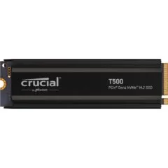 M.2 4TB Crucial T500 (schwarz, PCIe 4.0 x4, NVMe, M.2 2280, mit Heatsink)