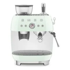 SMEG EGF03PGEU Espressomaschine, Kaffeevollautomat 50s Style, Pastellgrün