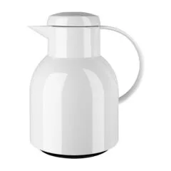 Emsa Samba Isolierkanne Quick Press 1 L Wei. Teekanne. Kaffeekanne. 504229