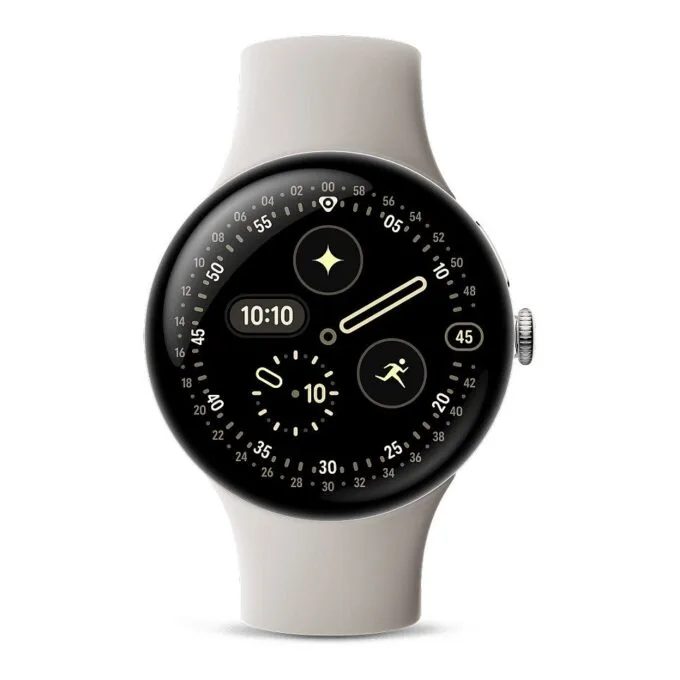 Google Pixel Watch 4 (45mm) LTE silber/porclain — image 3