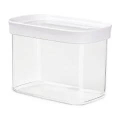 Emsa Vorratsdose OPTIMA 11.9 cm hoch transparent/weiß 1.0 l. 1 St.