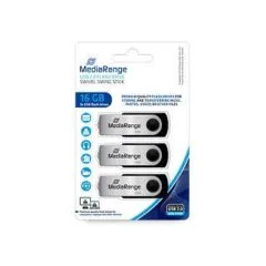 STICK MediaRange USB-Stick 16GB USB 2.0 Flexi 3er-Pack