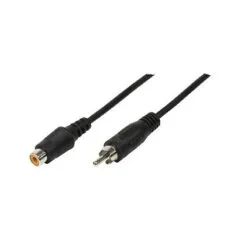 Logilink AudioVerl. 1x Cinch -> 1x Cinch St/Bu 5.00m bk