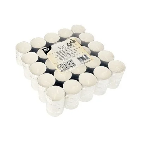 CANDLE PAPSTAR Teelichter weiß - 100 Stück — image 2