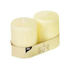 CANDLE PAPSTAR Kerzen 10 cm elfenbein