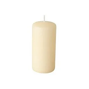 CANDLE PAPSTAR Stumpenkerzen 10 cm creme — image 2