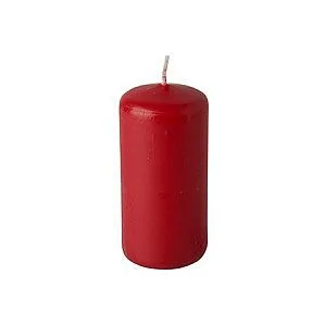 CANDLE PAPSTAR Stumpenkerzen 10 cm rot — image 2