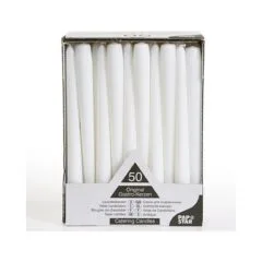 CANDLE PAPSTAR Kerzen 25 cm weiß