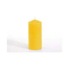 CANDLE PAPSTAR Kerze 13 cm goldgelb