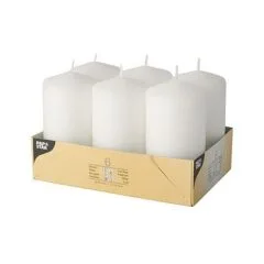 CANDLE PAPSTAR Stumpenkerze 11.5 cm weiß