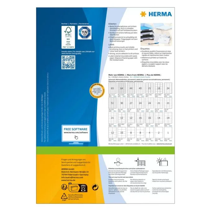 HERMA 4428 printer label — image 2