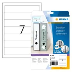 HERMA Ordneretiketten A4 weiß 192x38 mm Papier opak 70 St.
