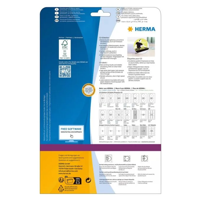 HERMA 8624 printer label — image 2