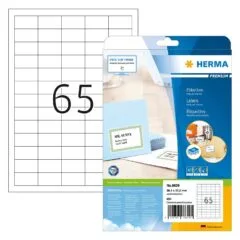 HERMA Etiketten Premium A4 weiß 38,1x21,2 mm Papier 650 St.