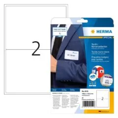 HERMA Textil/Namensetiketten A4 199,6x143,5mm weiß 40St.