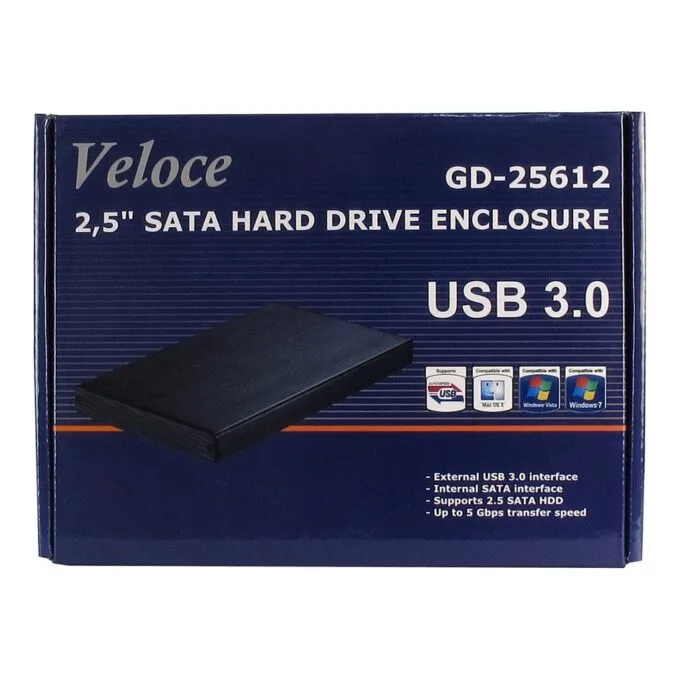 2,5" Inter-Tech Geh 6.3cm (2,5") Veloce GD-25612 USB 3.0 — image 5