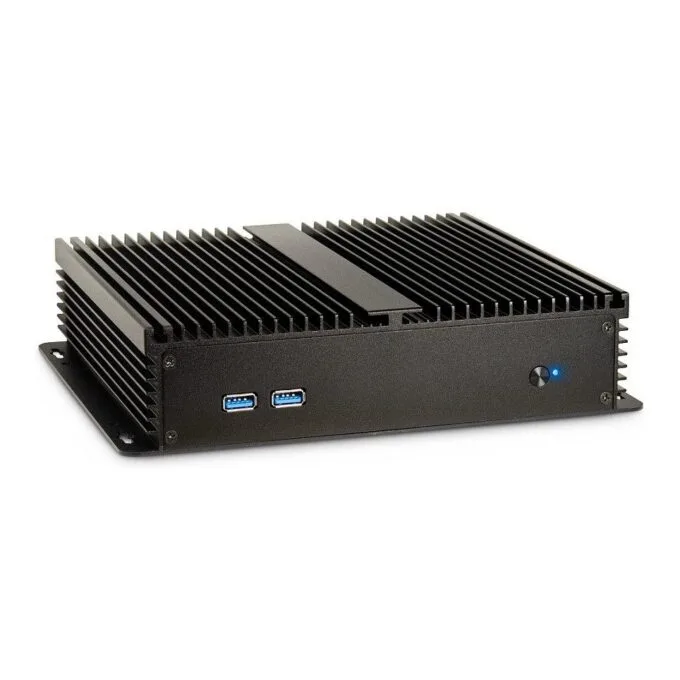Inter-Tech IP-40 Gehäuse Thin Mini-ITX, USB 3.0, schwarz — image 1