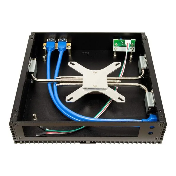Inter-Tech IP-40 Gehäuse Thin Mini-ITX, USB 3.0, schwarz — image 6