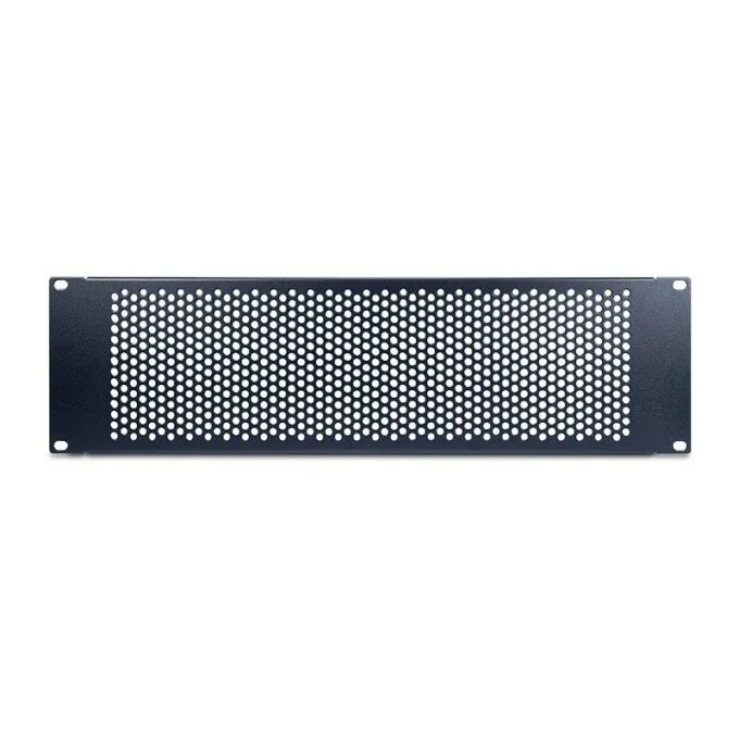 Inter-Tech IPC 19" Lochblende 3HE,134x482x11mm, RAL 9005 — image 1