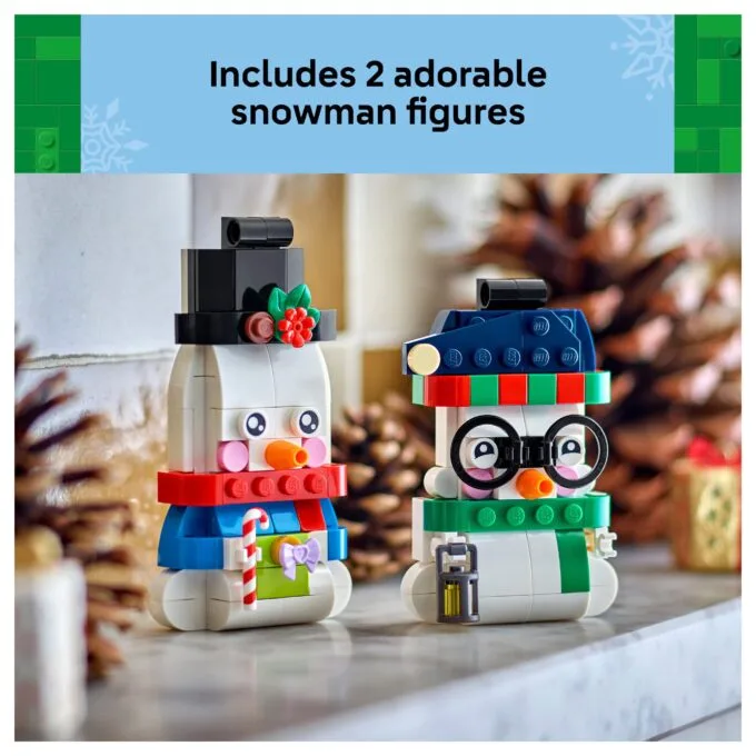 LEGO 40812 Seasonal Deko-Schneemnner — image 21