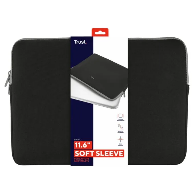 Trust Notebook-/Tablet Sleeve Primo Soft 11,6", schwarz — image 6
