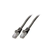 EFB RJ45 Patchkabel Cat.6 U/UTP LSZH CCA schwarz 15m