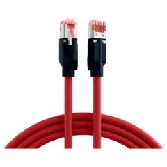 RJ45 Patchkabel Cat.6A S/FTP PUR Draka UC900 TM21 rot 0,25m