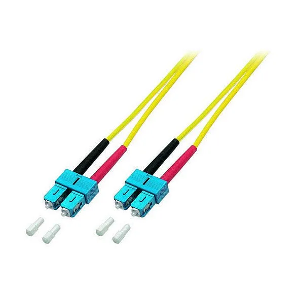EFB Duplex Patchkabel SC-SC OS2 G652D 15m LSZH 3mm gelb — image 1