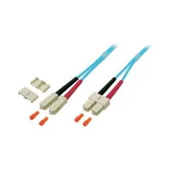 EFB Duplex Patchkabel SC-SC OM3 10m LSZH 3mm aqua