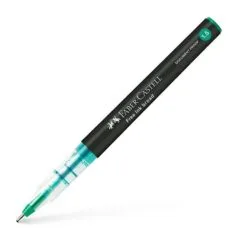 FABER-CASTELL Free Ink Tintenroller grau 1.5 mm Schreibfarbe: Grün